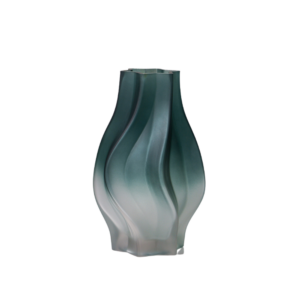 Daum Nancy Vase Violettes 1900 en verre gravé et émaillé Art