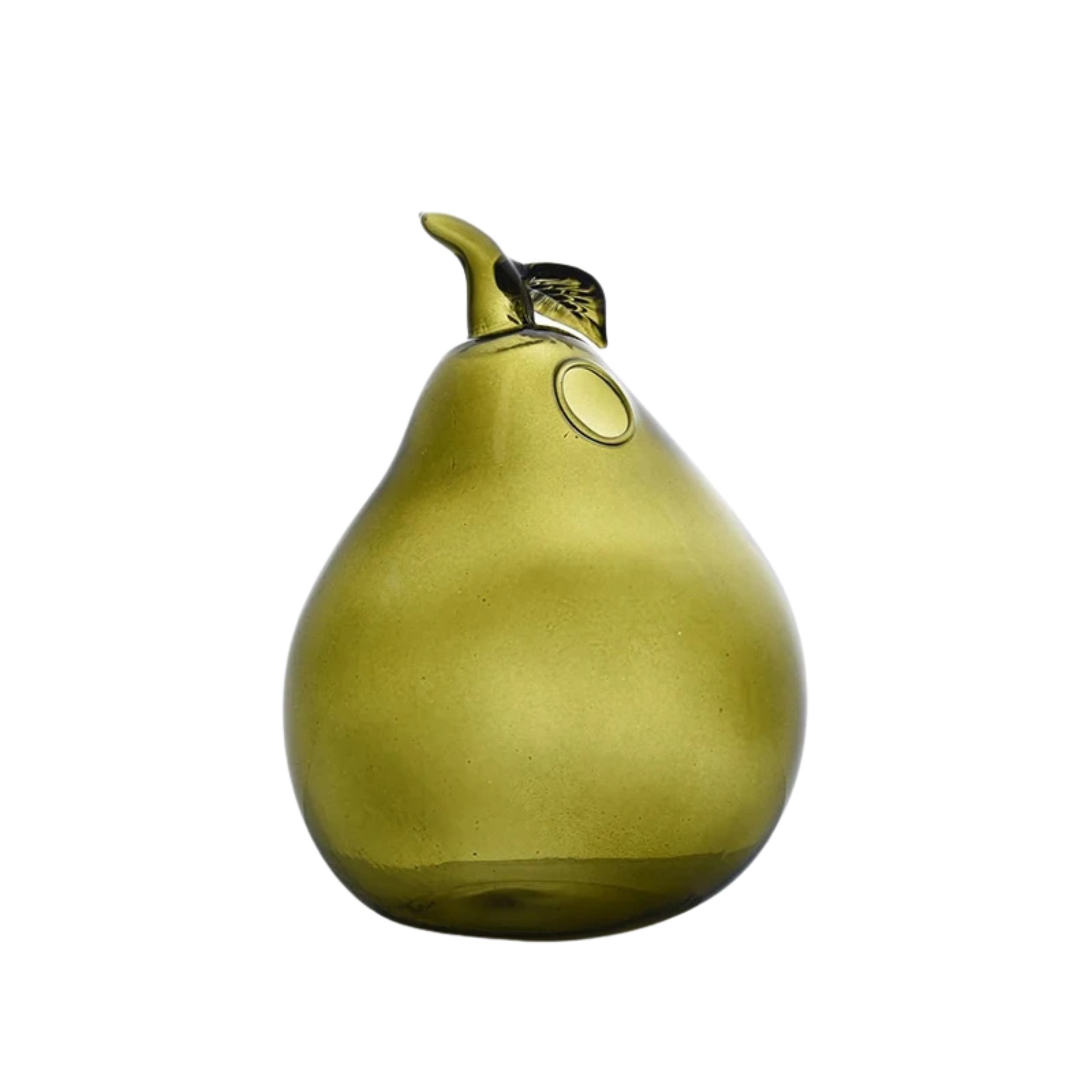 Poire Cartoon Vector Illustrationcute Personnage De Poire Jaune Heureux